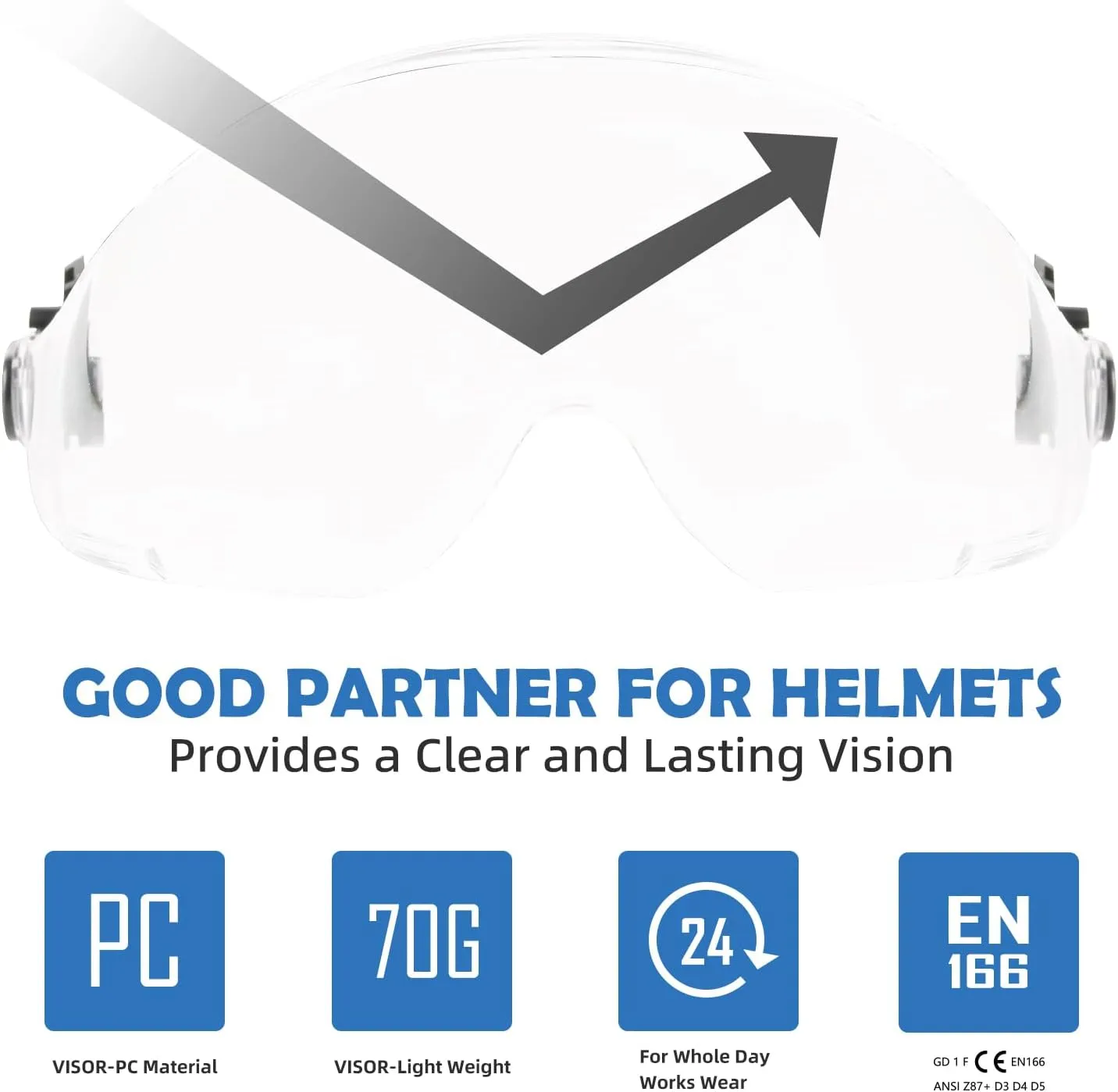 Safety Helmet Hard Hat, ANSI Z89.1 Approved Lightweight Vented Work Helmet, 6-Point Adjustable Ratchet Suspension Hardhat Ideal for Industrial and Construction