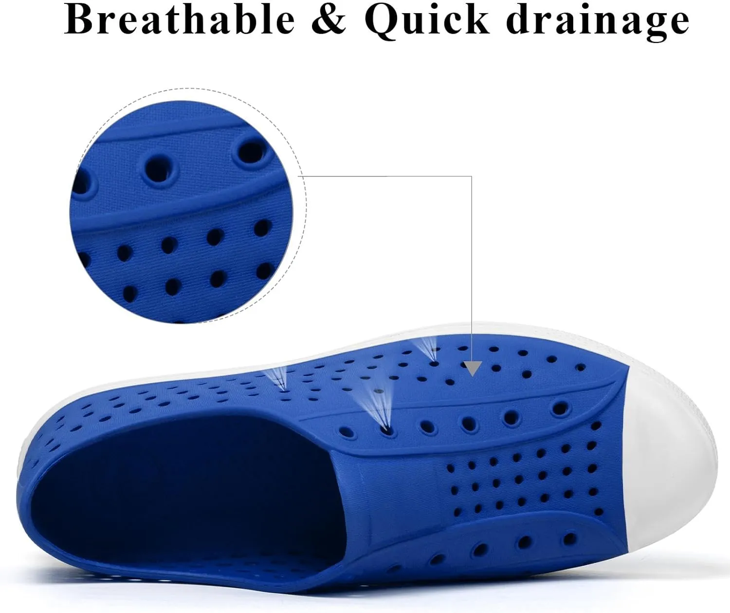 SAGUARO Mens Garden Shoes for Women Breathable Slip-On Gardening Clogs Quick Dry Non-Slip Water Shoe Outdoor Beach Sandals Aero XVII