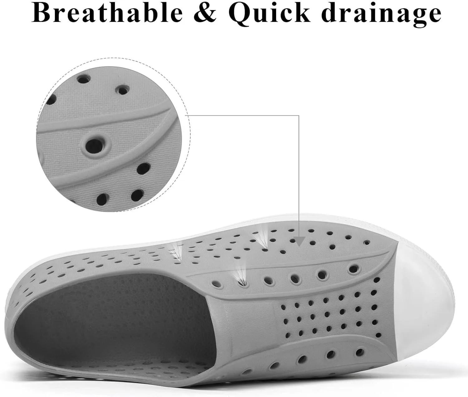 SAGUARO Mens Garden Shoes for Women Breathable Slip-On Gardening Clogs Quick Dry Non-Slip Water Shoe Outdoor Beach Sandals Aero XVII