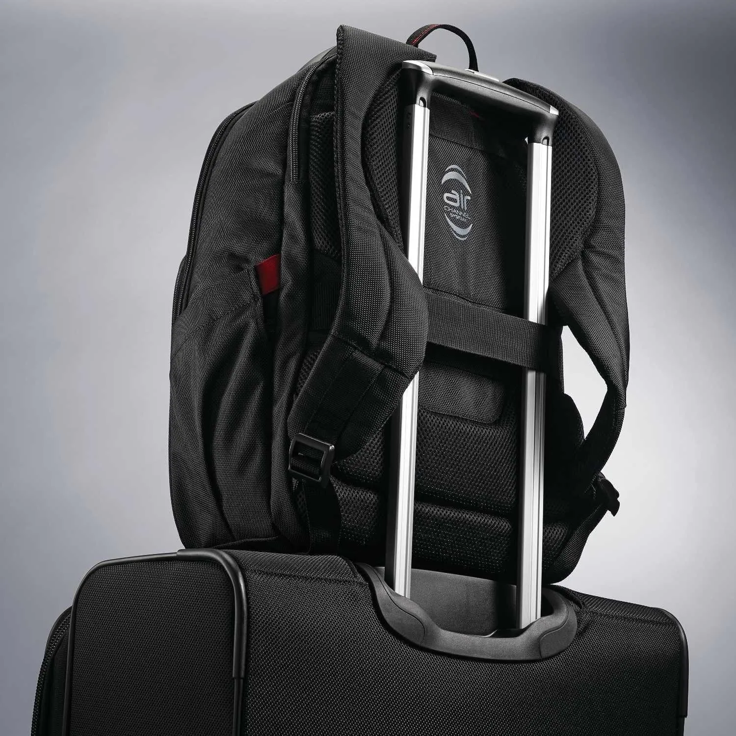 Samsonite Xenon 3.0 Slim Laptop Backpack, 1680D Ballistic Polyester, Fits 15.6” Laptop, TSA Compatible, Air Mesh Back Padding, Tablet Pocket, Smart Sleeve, Quick Stash Pocket, Durable & Lightweight
