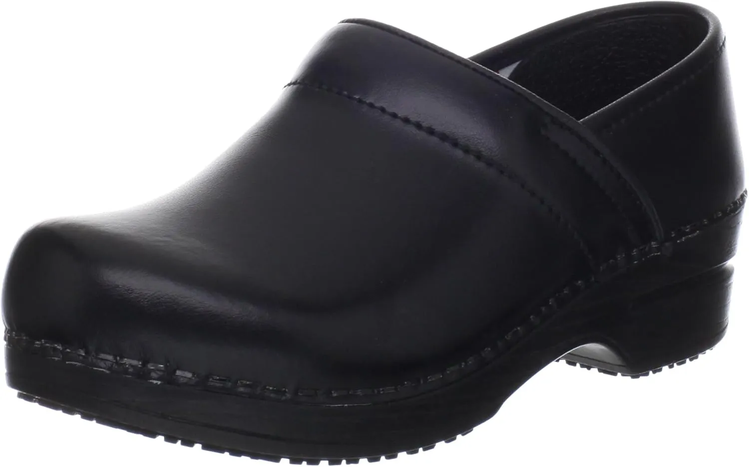 Sanita Aubrey PU-Coated Leather Professional Women's Clog - ASTM-Certified Slip-Resistant, APMA-Approved, Closed-Back, Polyurethane Outsole Slip On Shoes