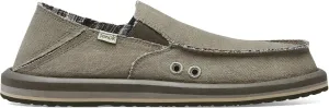 Sanuk Mens Donny Hemp Loafers | Mens Shoes | Slip On Shoes for Men | Men's Slip-on Loafers | Memory Foam Footbed