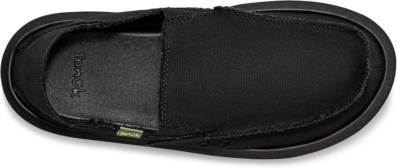 Sanuk Mens Donny Loafers for Men | Mens Shoes | Slip On Shoes for Men | Men's Slip-on Loafers | Memory Foam Footbed