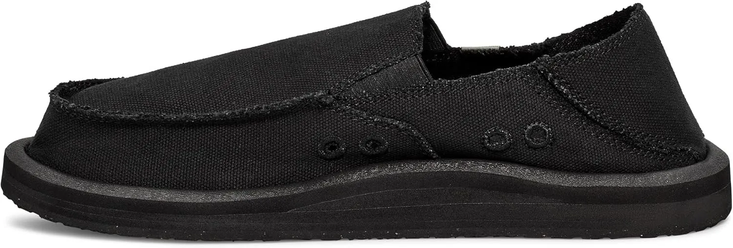 Sanuk Mens Donny Loafers for Men | Mens Shoes | Slip On Shoes for Men | Men's Slip-on Loafers | Memory Foam Footbed