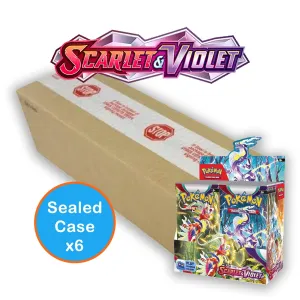 Scarlet & Violet Base Set - Booster Box: Sealed Case (6 Booster Boxes)