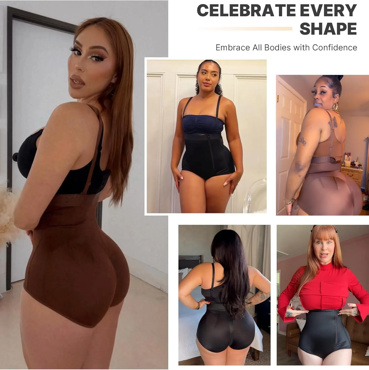 SHAPELLX Shapewear Tummy Control Panty for Women High Waist Body Shaper Waist Trainer Shaper Higher Power Panties