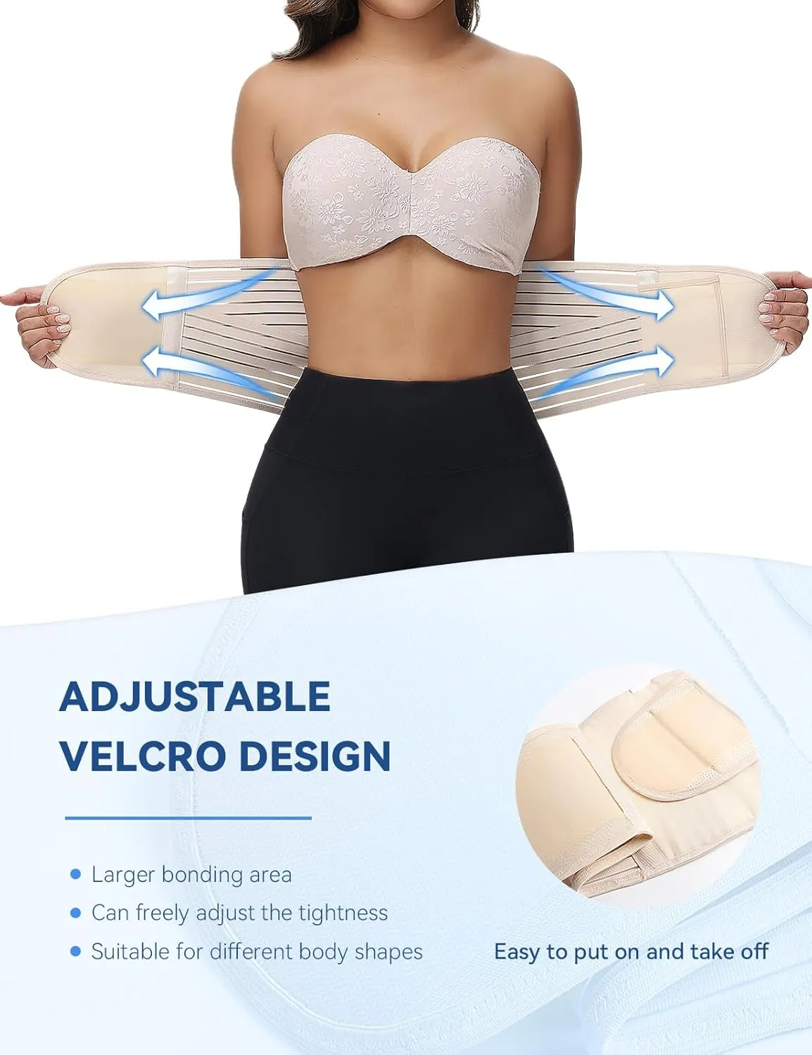SHAPSHE Back Support Belt Waist Trainer for Women Lower Back Pain Postpartum Recovery Workout Body Shaper for Women/Men