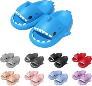 Shark Slipper, Shark Slides, Anti-Slip Quick Drying Shark Sliders