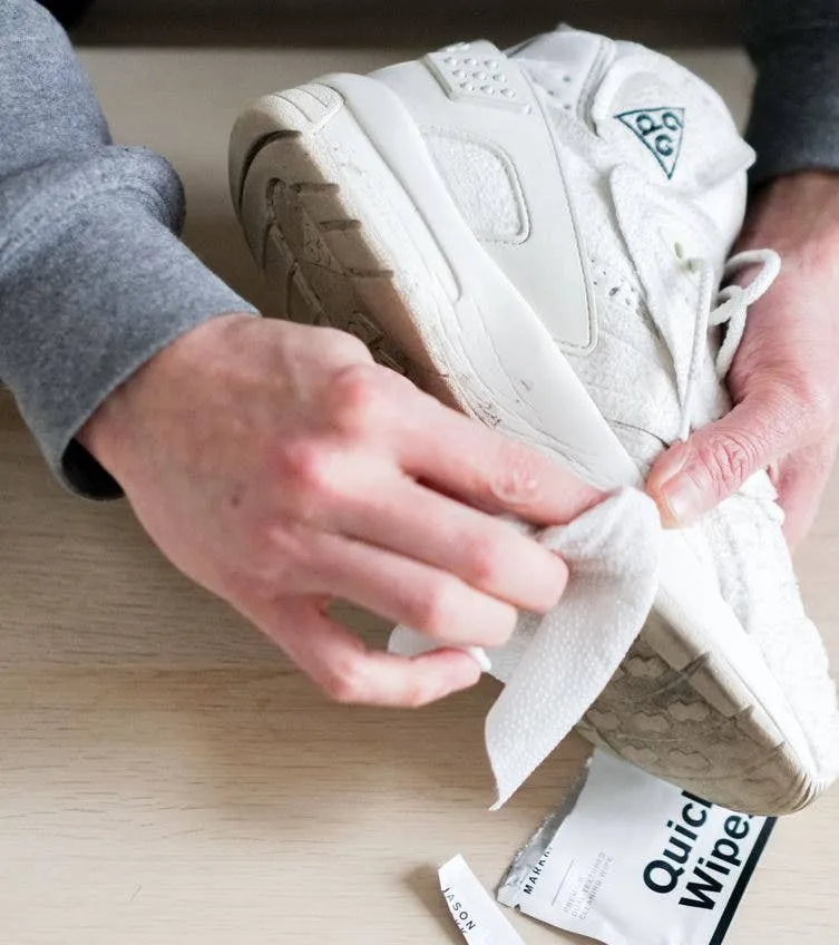 Shoe Cleaning Quick Wipes - 3 Pack