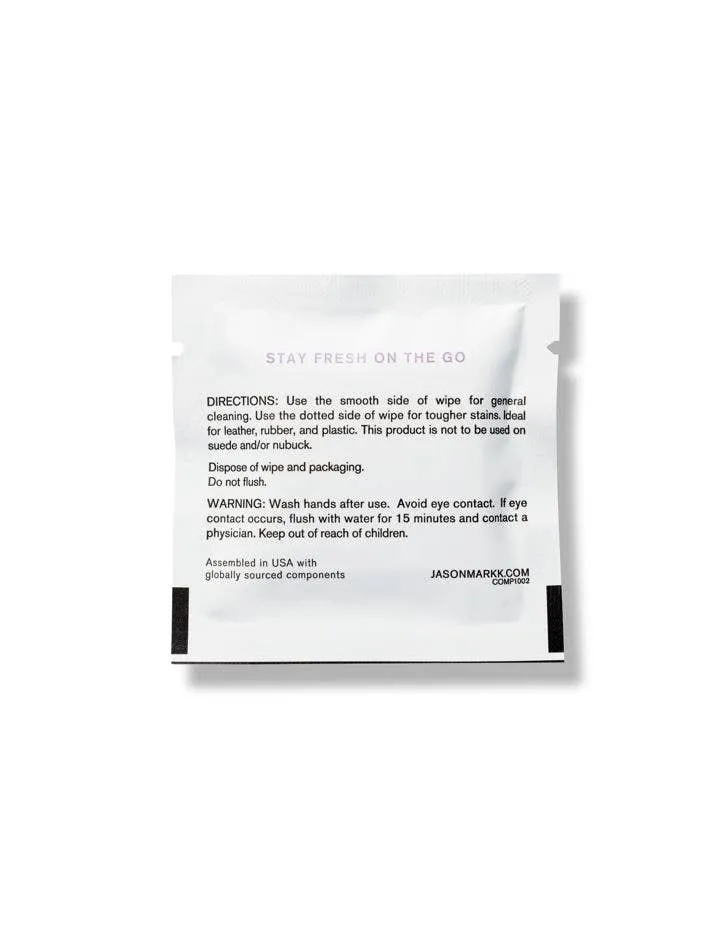 Shoe Cleaning Quick Wipes - 3 Pack