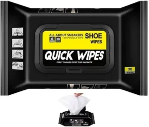 Shoes Cleaning Wipes (80 Pcs) White Sneaker & Sports Shoe Cleaner Wipes