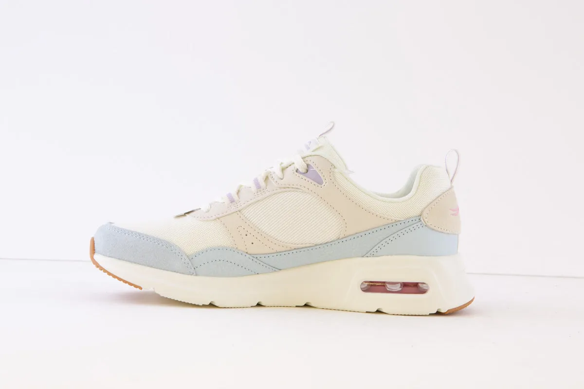 SKECHERS - 149947 AIR COURT-COOL AVENUE LACED TRAINER - CREAM MULTI