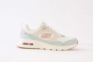 SKECHERS - 149947 AIR COURT-COOL AVENUE LACED TRAINER - CREAM MULTI