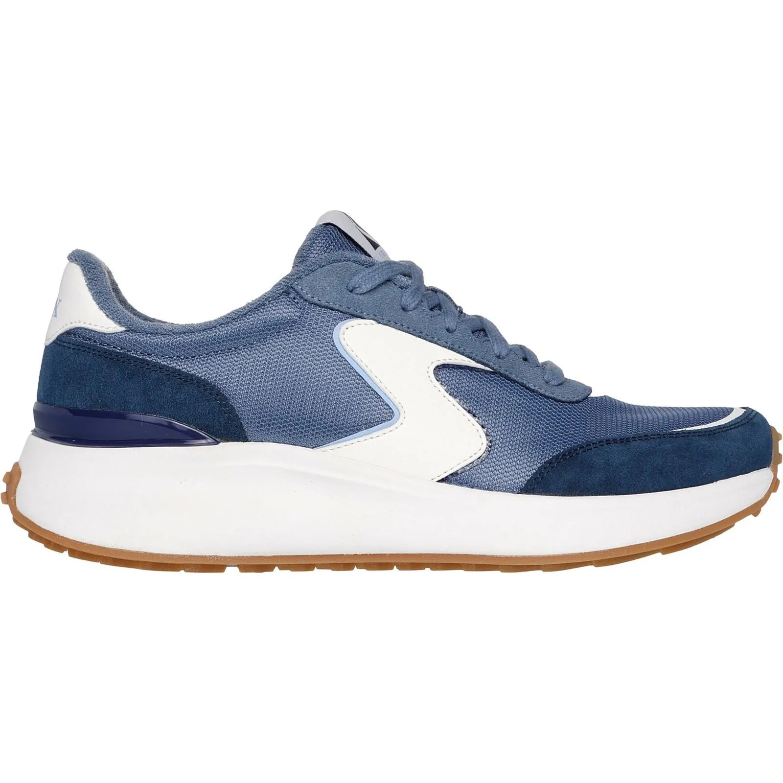 Skechers BLVD Retro Runner Leather Women's Navy Trainers