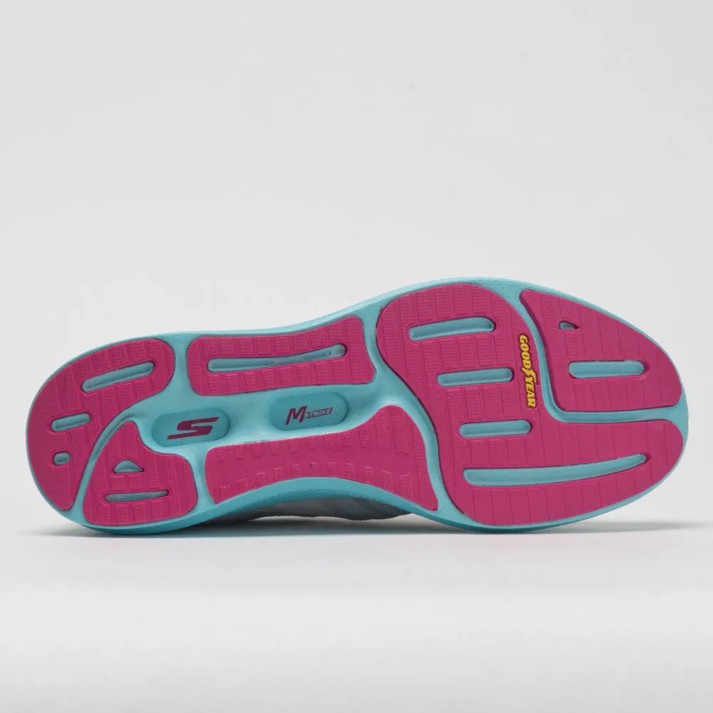 Skechers GOrun Razor  Women's  Gray/Aqua/Hot Pink