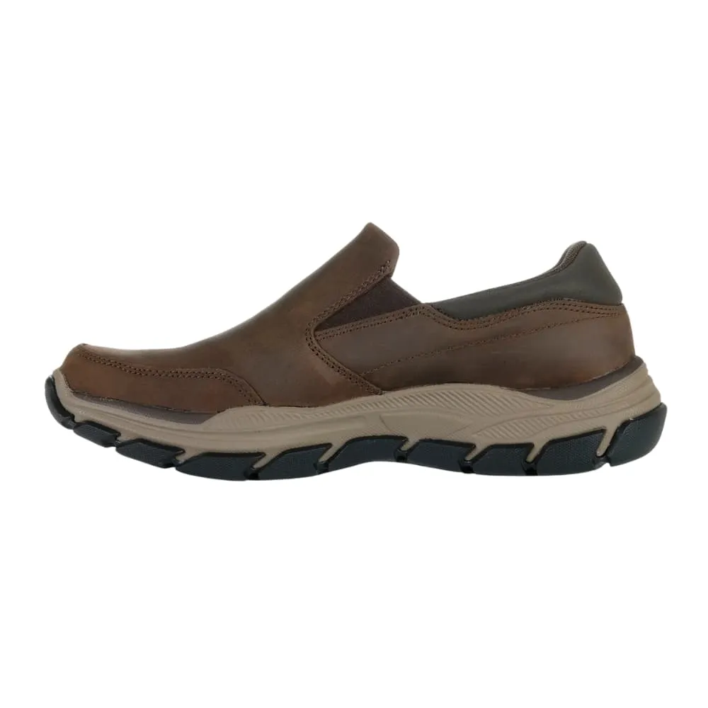 Skechers Men's Respected Calum Walking Trainers - Cocoa