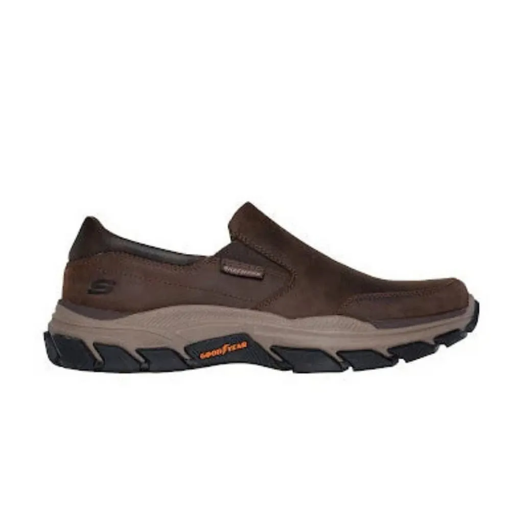 Skechers Men's Respected Calum Walking Trainers - Cocoa