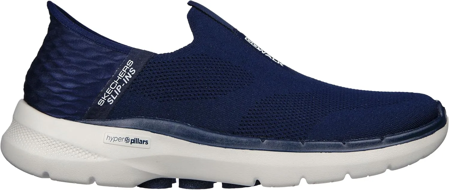 Skechers Men's Slip-ins: GO WALK 6 - Easy On Slip-On Walking Sneakers