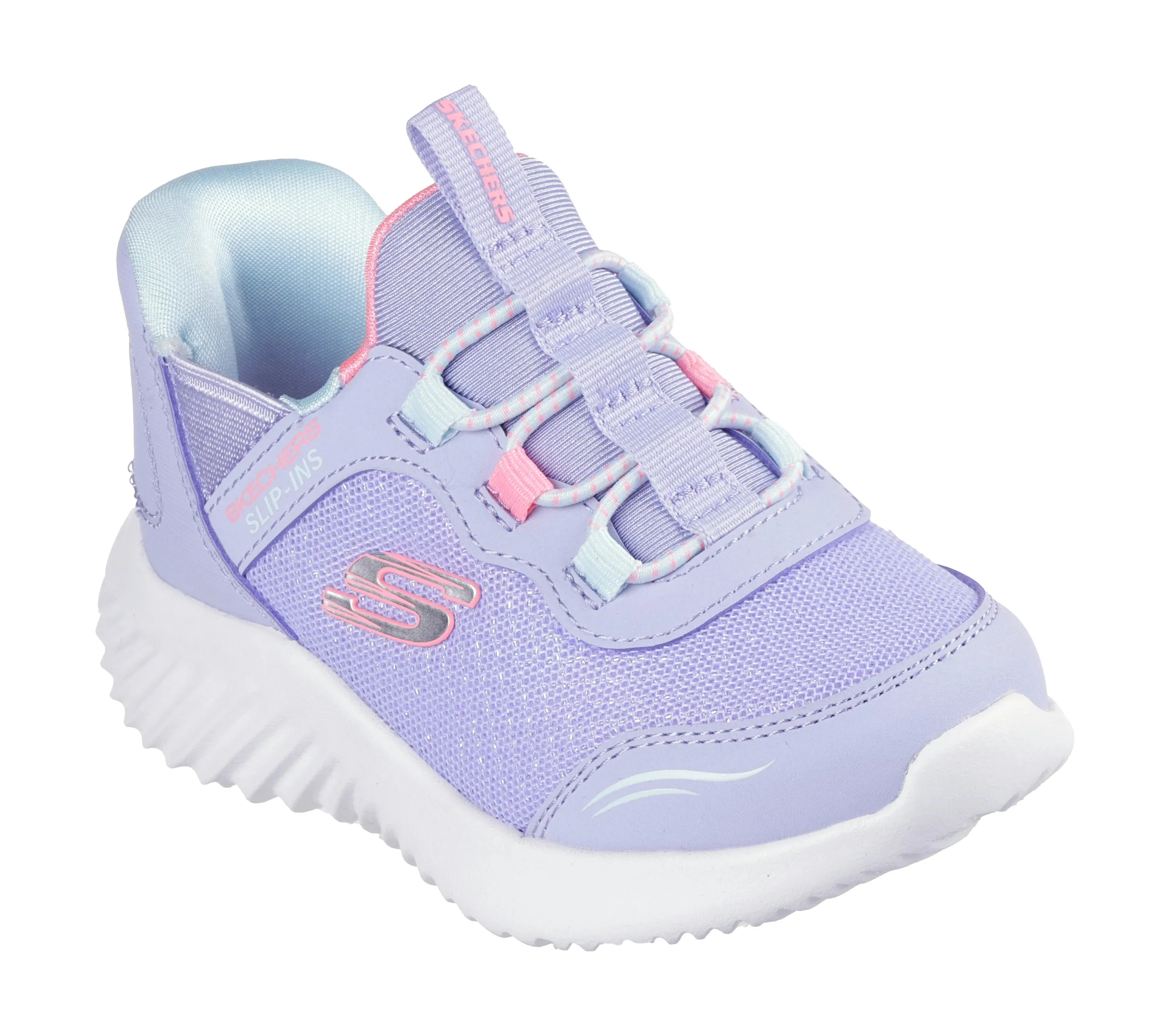 SKECHERS Slip-ins: Bounder - Simple Cute Infant Girl's Trainers - Lavender