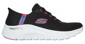 Skechers Slip-ins Women's: Arch Fit 2.0 - Easy Chic Black/Hot Pink