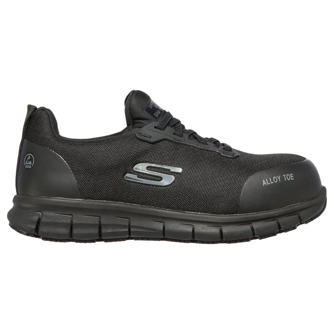 Skechers Womens Safety Shoe with Steel Toe Cap - Size 41 (UK 8)