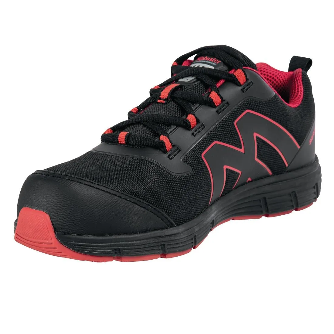 Slipbuster Mesh Safety Trainers Black 37