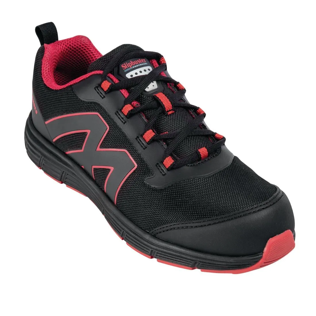 Slipbuster Mesh Safety Trainers Black 37