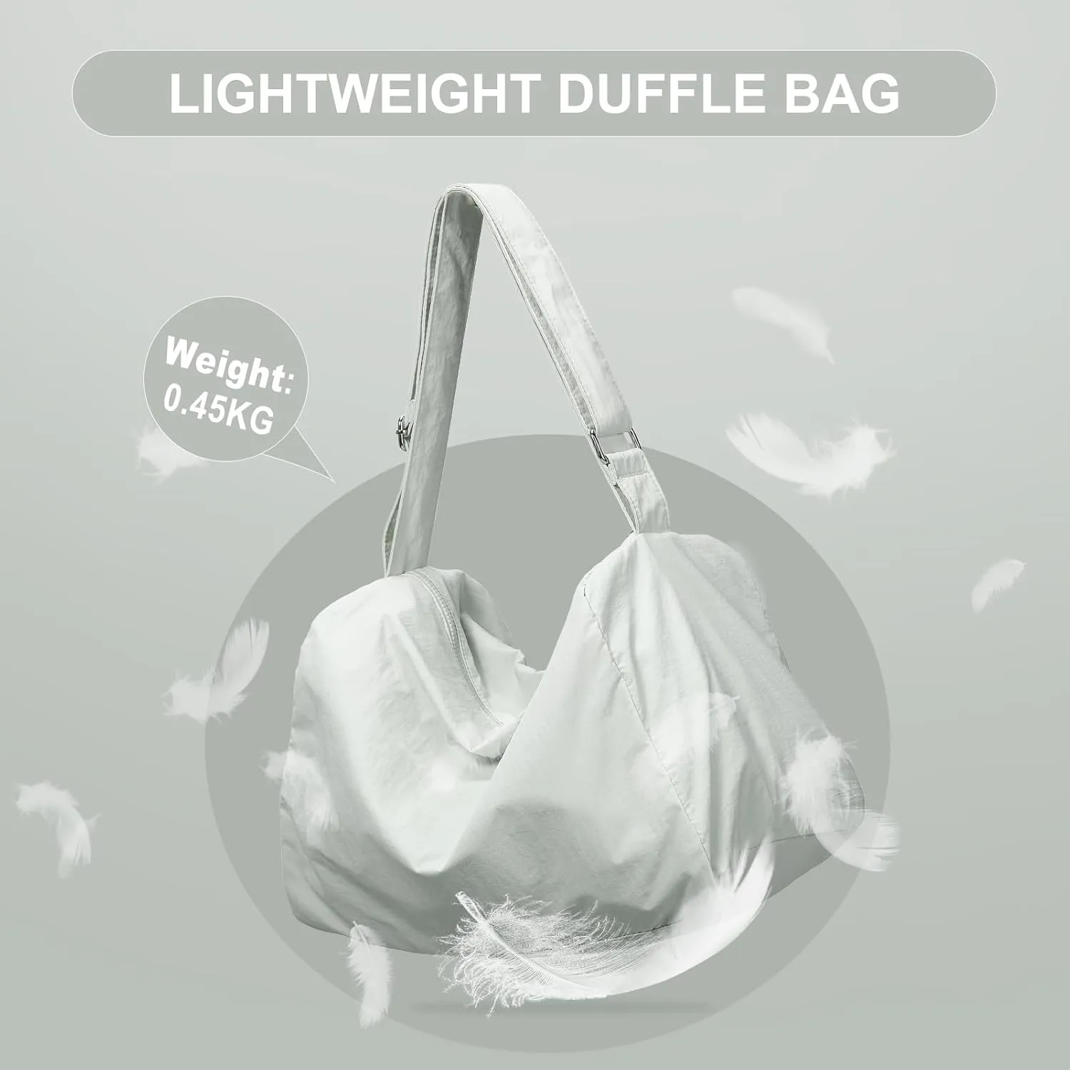 Small Gym Bag for Women Lightweight Carry on Gym Tote Bag, Workout Sport Duffle Bag with Shoe Compartment,Crossbody Shoulder Travel Bag for Swim, Yoge, Dance