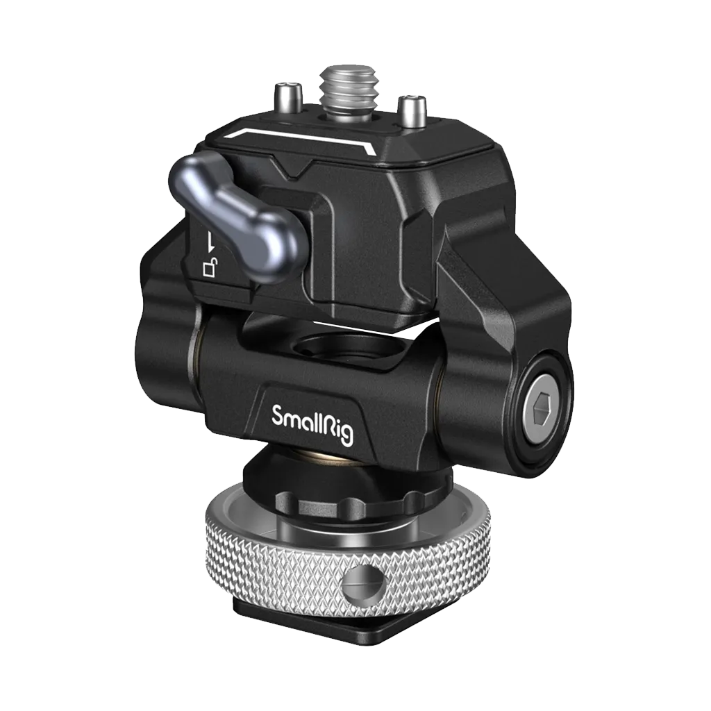 SmallRig Drop-In HawkLock Mini Quick Release Monitor Mount with Cold Shoe