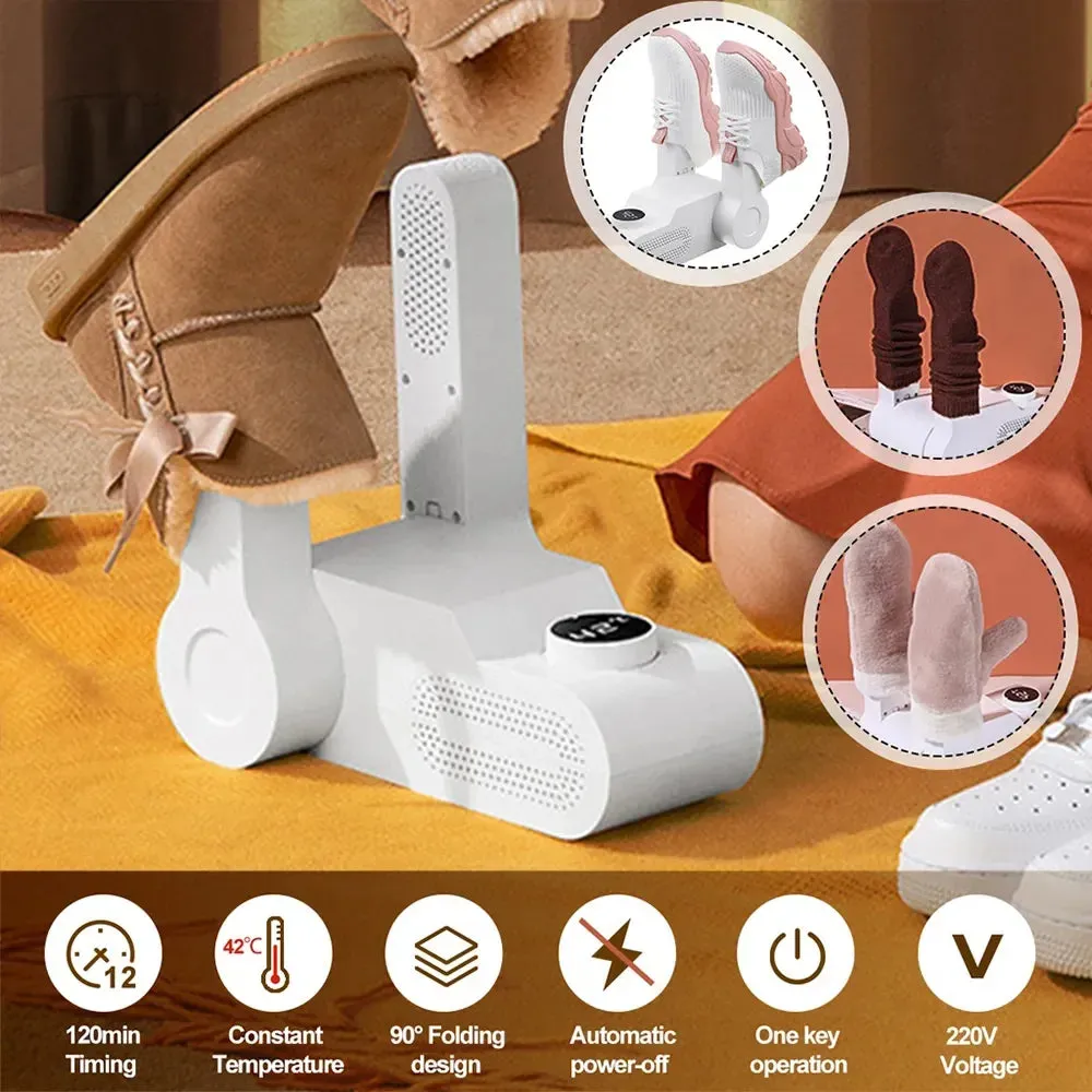 Smart Shoe Dryer: Dry, Deodorize & Dehumidify Footwear