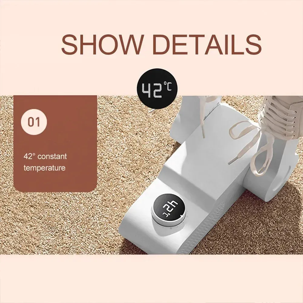 Smart Shoe Dryer: Dry, Deodorize & Dehumidify Footwear