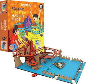 Smartivity Roller Coaster Marble Slide for 8  Years Boys and Girls, STEM, Learning, Educational and Construction Activity Toy Gift (Multi-Color)