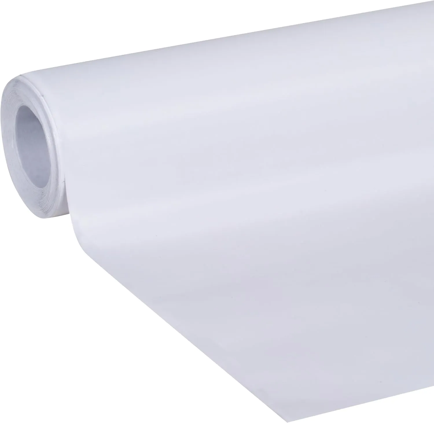 Smooth Top EasyLiner for Cabinets & Drawers - Easy to Install & Cut to Fit - Shelf Paper & Drawer Liner Non Adhesive - Non Slip Shelf Liner for Kitchen Pantry - 20 Inch Width - 36 Total Feet - White