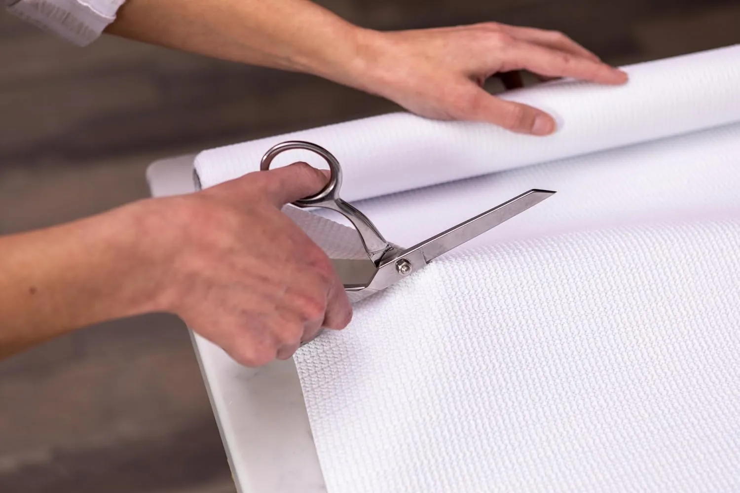 Smooth Top EasyLiner for Cabinets & Drawers - Easy to Install & Cut to Fit - Shelf Paper & Drawer Liner Non Adhesive - Non Slip Shelf Liner for Kitchen Pantry - 20 Inch Width - 36 Total Feet - White