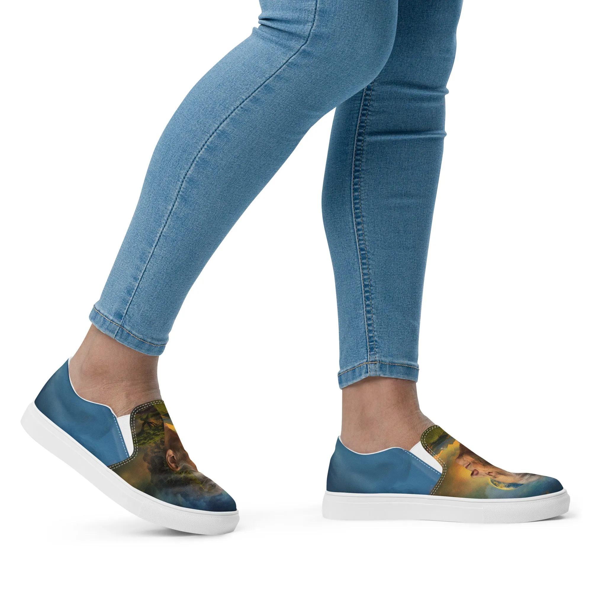 Solace Within Women’s slip-on canvas shoes