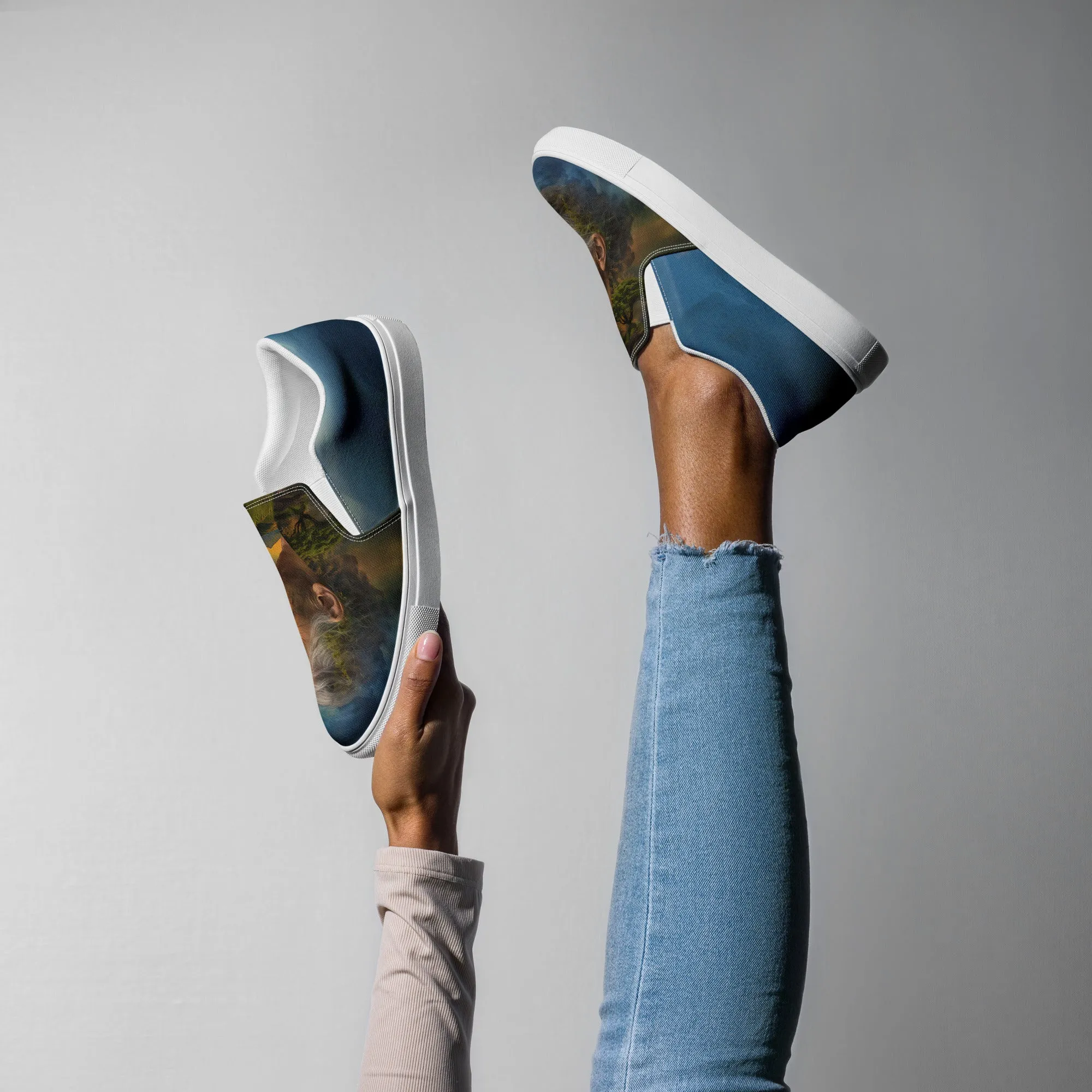 Solace Within Women’s slip-on canvas shoes