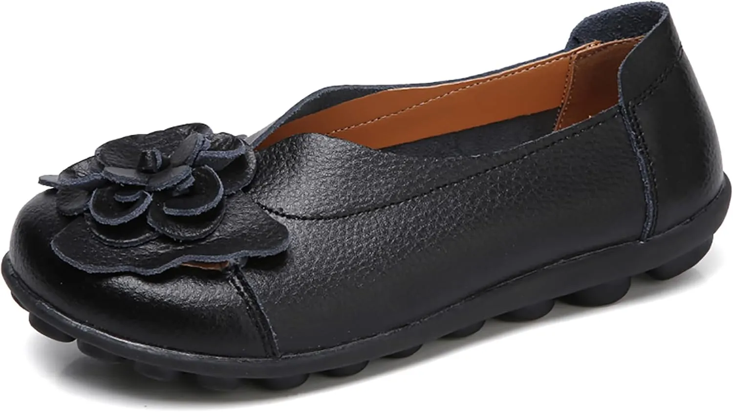 Solaud Women's Comfortable Loafers Soft Slip on Casual Round Toe Moccasins Driving Flats Work Walking Shoes