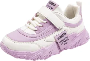 Sole Non Slip Running Sport Shoes for Kids Childrens Toddler Strap Lace Ankle Sneakers Lightweight Breathable Casual
