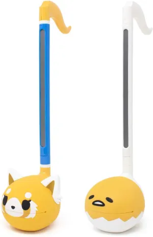 Special Edition Sanrio Otamatone (2 Pc. Set - Aggretsuko Sweet   Gudetama) - Fun Electronic Musical Toy Instrument by Maywa Denki (Official Licensed) [Includes Song Sheet and English Instructions]
