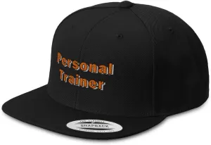 Speedy Pros Snapback Hats for Men and Women Personal Trainer Acrylic Flat Bill Baseball