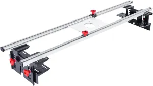 SpeTool Router Sled for Flattening Slabs, 48 inches 3-Axis Precision Height Adjustment System Router Sled Kit Reinforced Rails for Woodworking Planing Wood Slab Flattening Jig Mill
