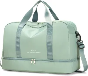 Sport Bag Unisex Dry Wet Separation Fitness Shoulder Bag with Shoes Compartment