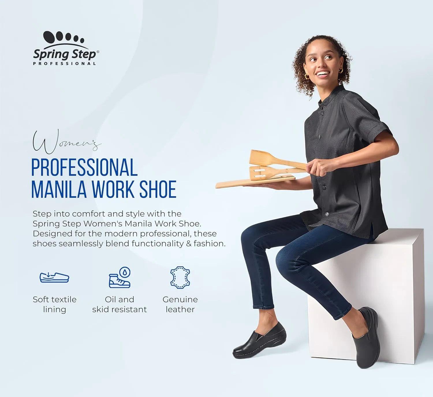 Spring Step Women's Manila Work Shoe