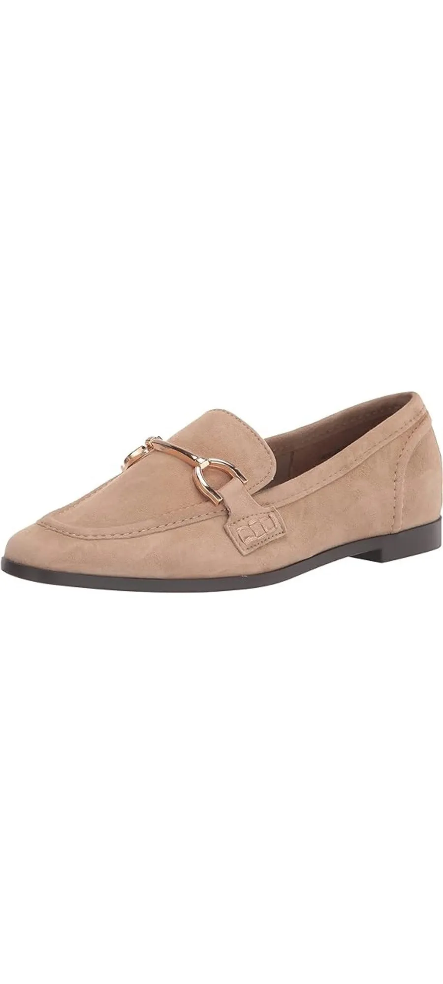 Stacked Toe Suede Flat Steve Going fast Slip Heel On Madden Almond Carrine Loafer Stable Tan Dress