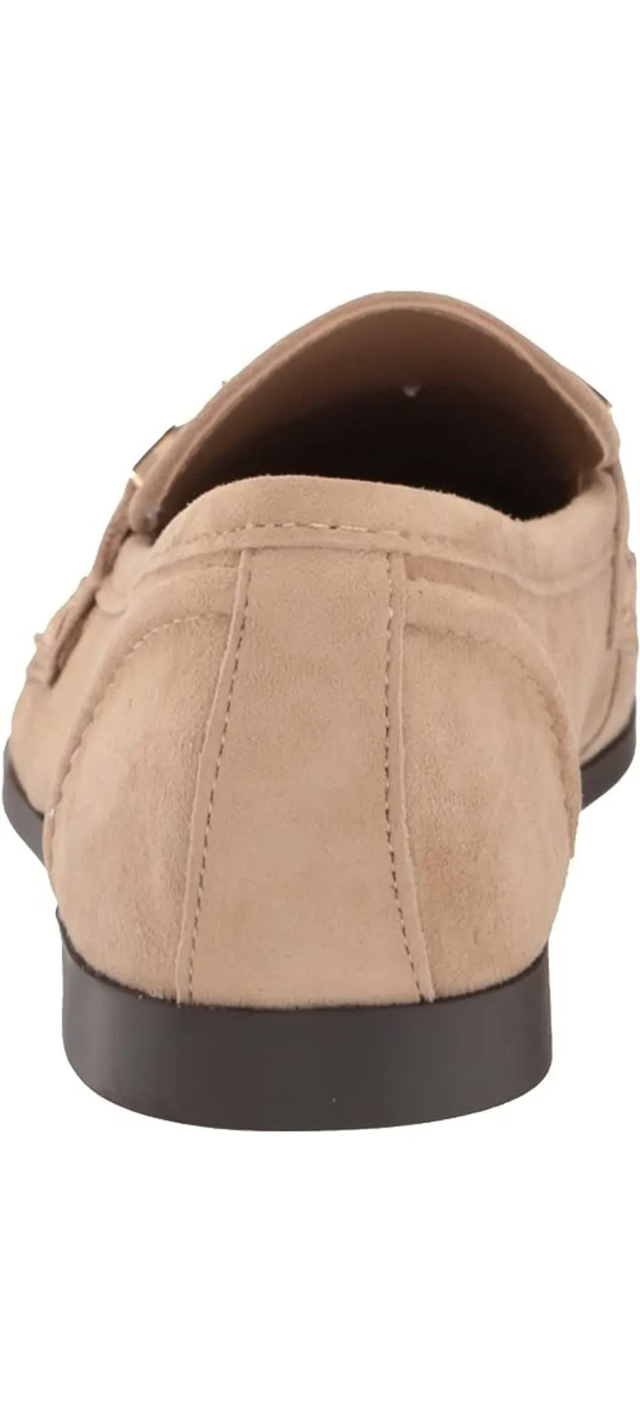 Stacked Toe Suede Flat Steve Going fast Slip Heel On Madden Almond Carrine Loafer Stable Tan Dress