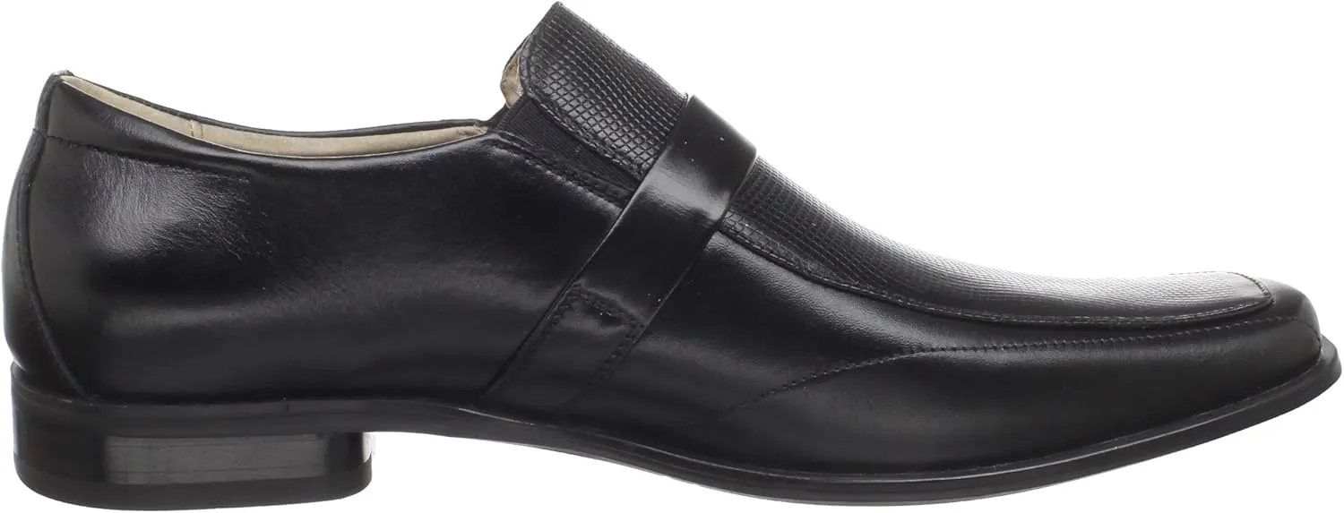 STACY ADAMS Men's Beau Moc Toe Bit Slip-On Loafer