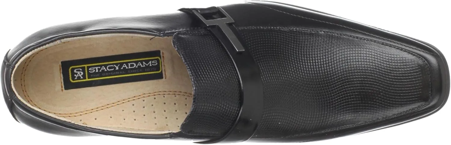 STACY ADAMS Men's Beau Moc Toe Bit Slip-On Loafer