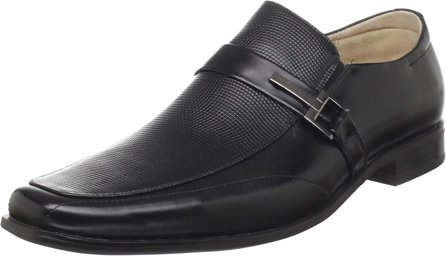 STACY ADAMS Men's Beau Moc Toe Bit Slip-On Loafer