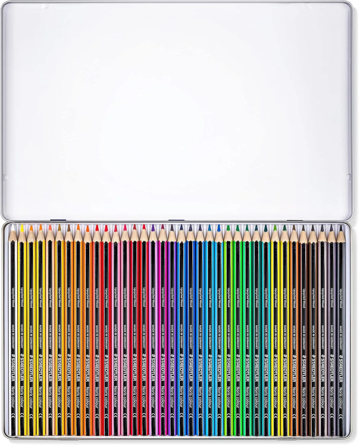 STAEDTLER 185 M36 Noris Colour Colouring Pencils - 36 Assorted Colours (Tin of 36 Pencils)