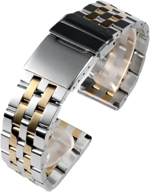 Stainless Steel Watch Strap Metal Replacement Watchbands 22mm 24mm 20mm Men Woman Universal Quick Change Band